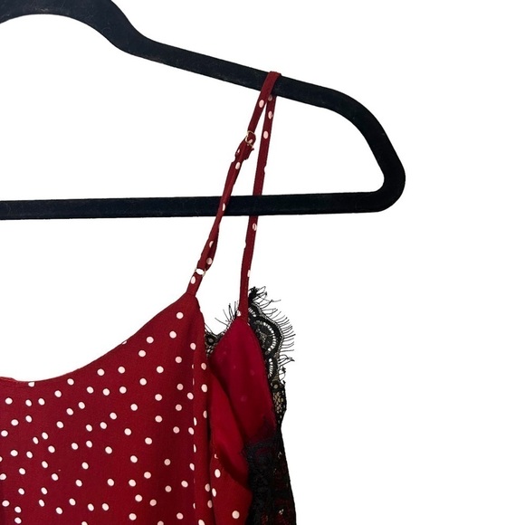 Heartloom Andrea Cami- Polka Dot Lace Satin Cami - Picture 6 of 10